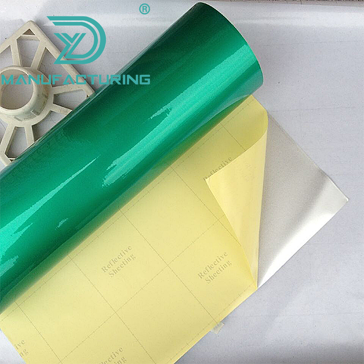 Self Adhesive Acrylic Or PET Reflective Sheeting Film