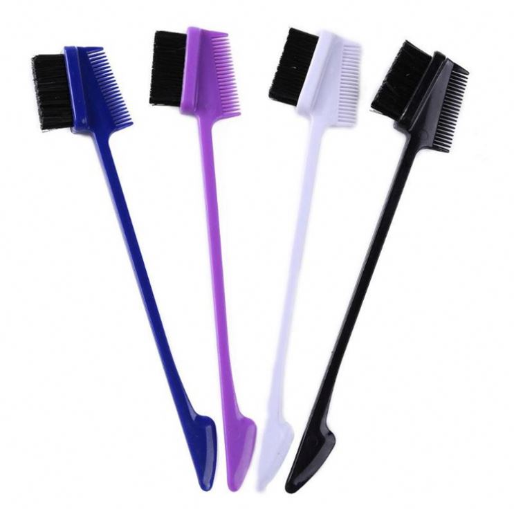 Double Sided Edge Comb Beauty Hair Styling Brush Salon Hairdressing Tools