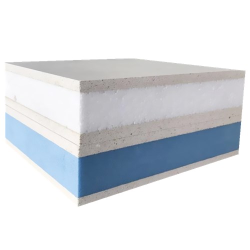 Fire retardant mgo cement board surface eps foam sandwich panel