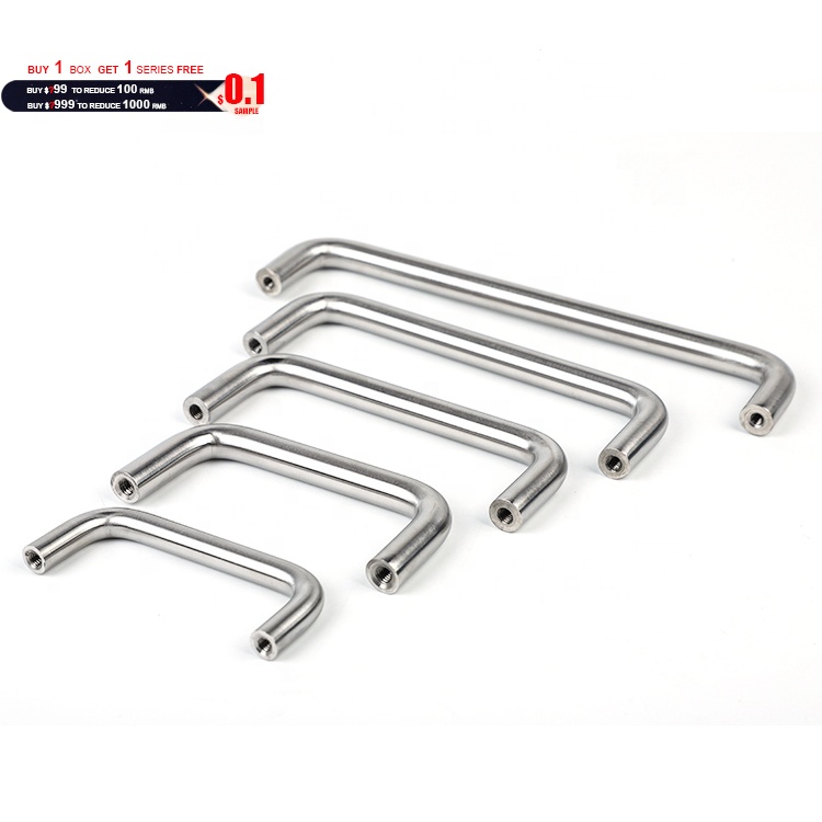Токо горячая Распродажа stainless steel1111 U форма ручка из твердого алюминиевого профиля Сплав простая корпусная мебель ручка для выдвижного ящика
