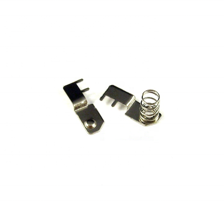 Electrical Small Nickel Spring Steel Leaf A23 23A Battery Contacts to PCB