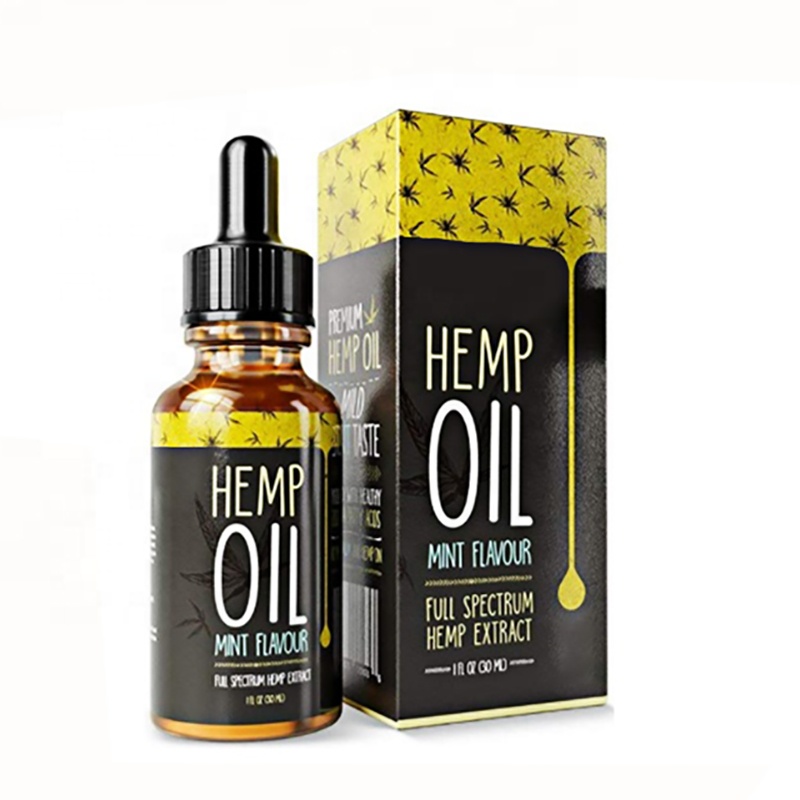 Частная этикетка 100% чистого серебра полный спектр cbd конопляное экстракт конопляного масла мятным вкусом для облегчения боли в спине