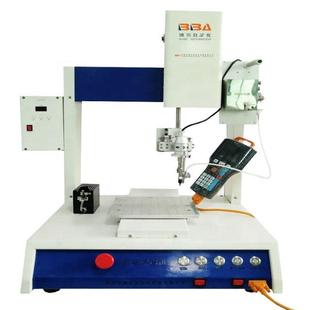 BBA Advanced Automatic Soldering Robot Desktop 3 Axis Soldering Weld Machine with Tin Feeder Mqquina De Soldar Robot De Soudure