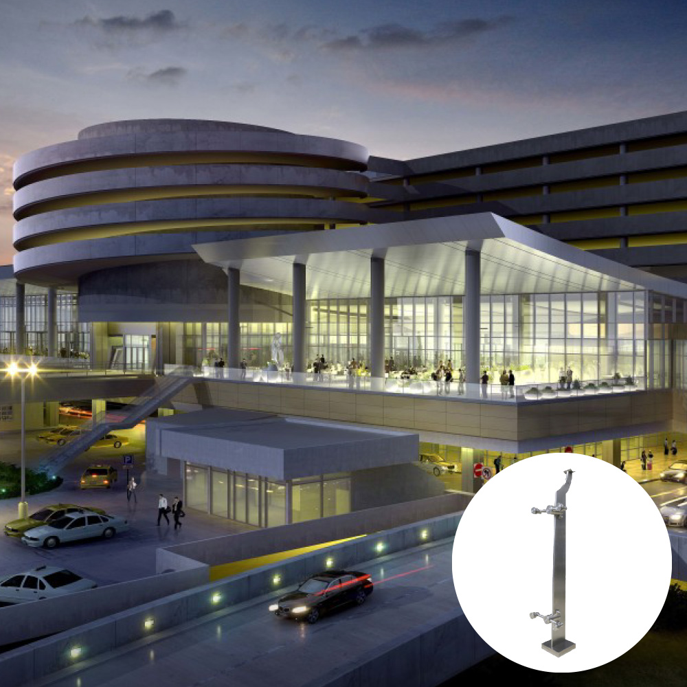 Architectural function hardware materials stainless steel railings