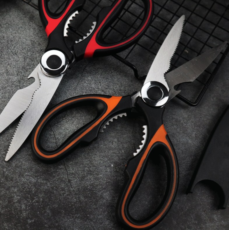 Kitchen Shears,Safe Cooking Scissors, Multipurpose Stainless Steel Sharp Utility Food Scissors for Chicken, Poultry, Fish, Herbs