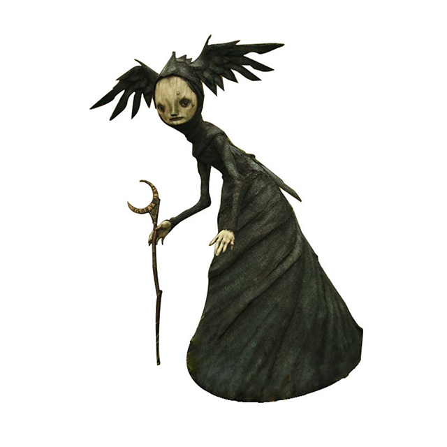Halloween Decor Outdoor Resin Witch Statue,Nightmare Witch Resin Crafts,Creative Resin Witch Statue for Yard, Garden, Outdoor