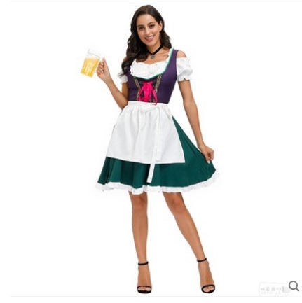 Maid Dress Party Halloween Costume National traditional carnival costume in Munich, Germany Beer girl