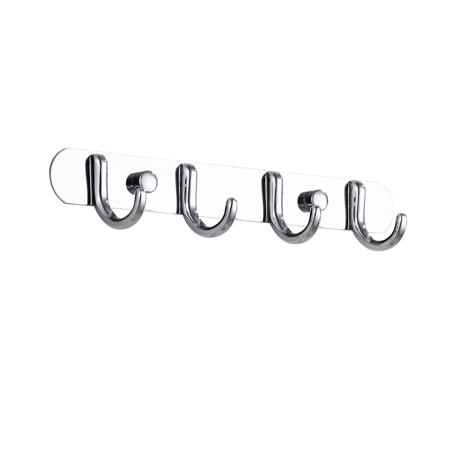Silver Basic hooks Wall Mounted Bathroom Kitchen Robe Hook