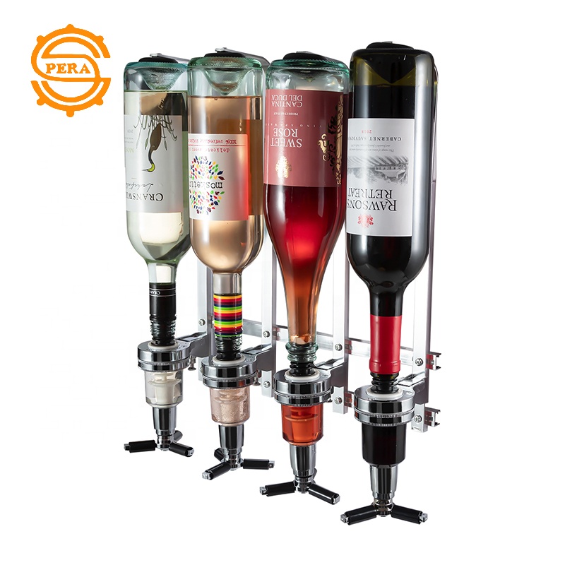 2021 homebrew Amazon Лидер продаж пластиковый диспенсер для Пивной Башни, 4 головки вращающийся диспенсер