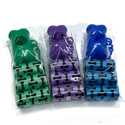 Resistant Controlled Life Plastic Technology biodegradable pet supplier dog poop bag with dispenser