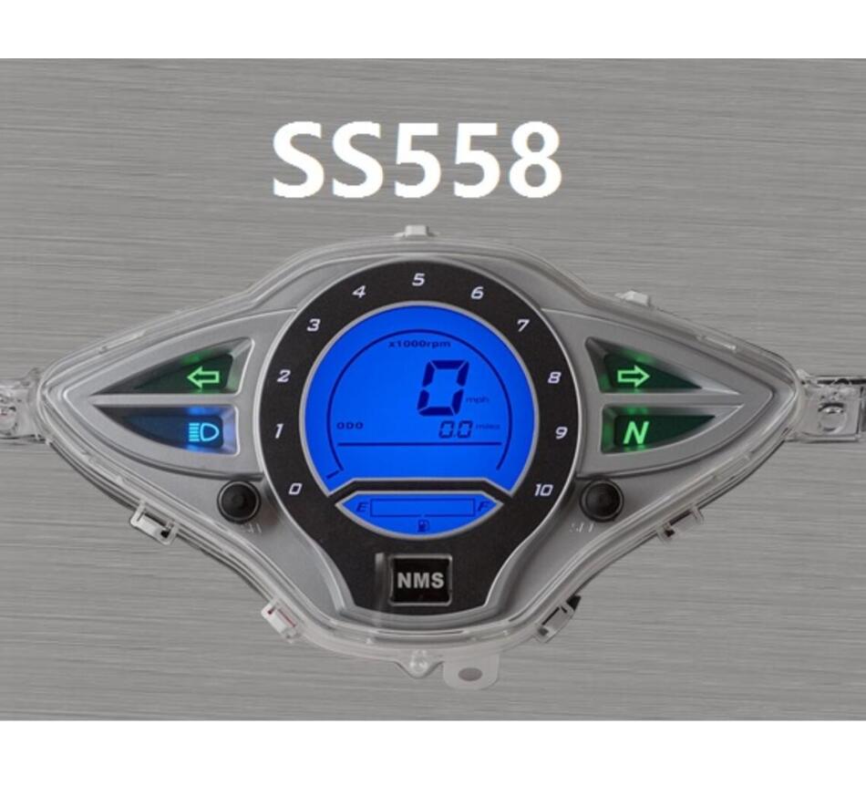 Тахометр SS558, цифровой дисплей для мотоцикла