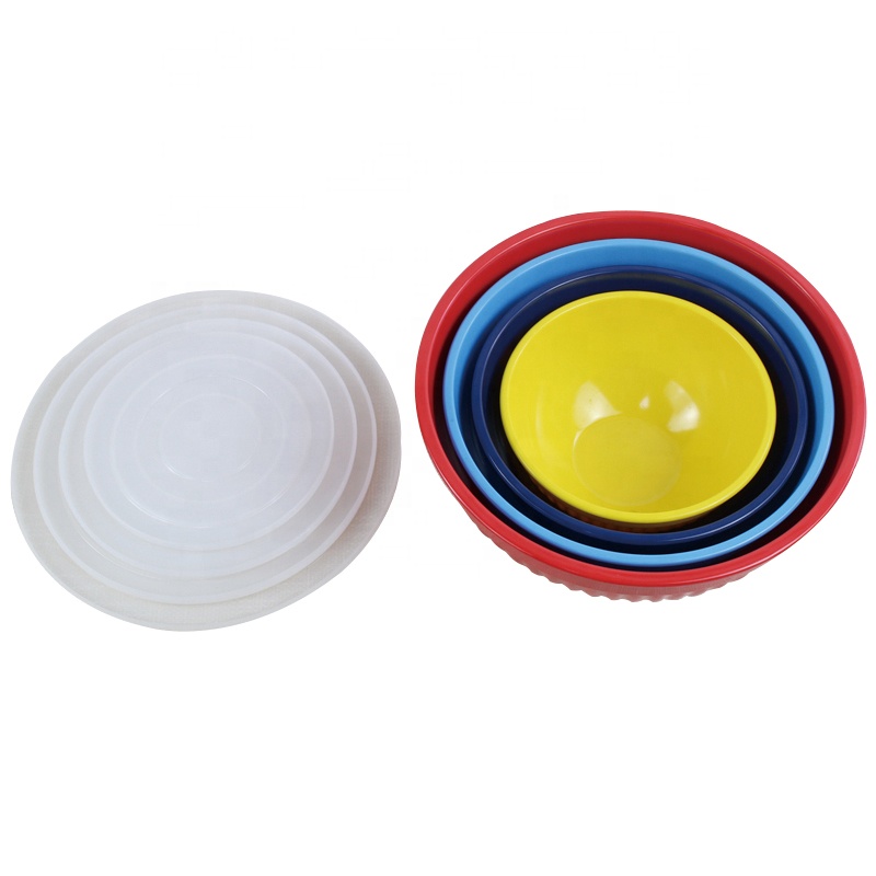 Novel Round Mixing Bowls Set Hot Sell Mixing Bowls Set Salad Melamine Kitchen Mixing Bowls