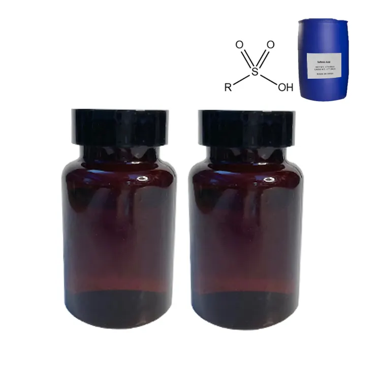 Top quality Sulfonic Acid / LAS/LABSA 96% pure acid sulfonic cas 27176-87-0 sulfonic acid price