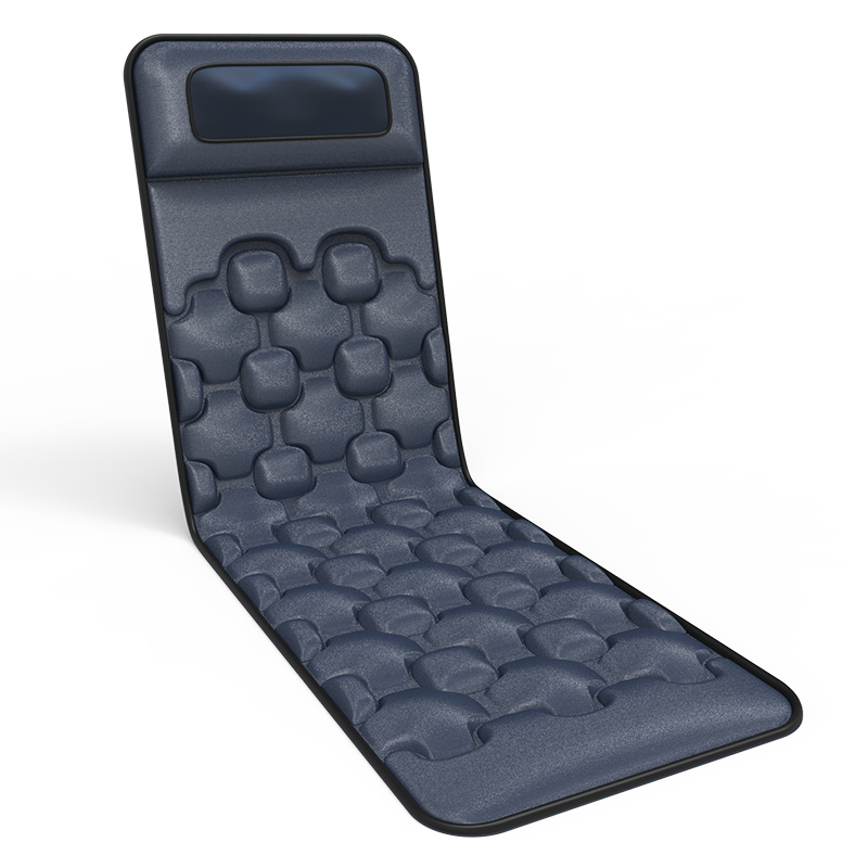 Portable foldable full body vibration And heat massage seat mattress replacement cushion massage bed mattress