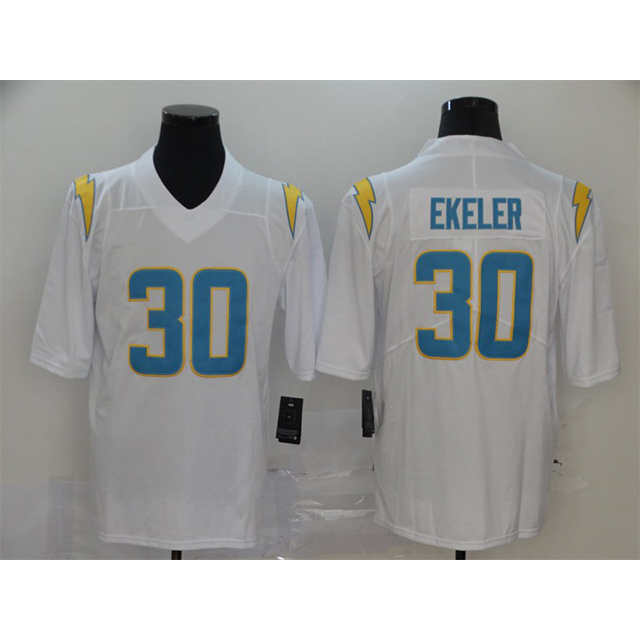 2021 Austin Ekeler 30 Keenan Allen 13 Char ger American Football Uniform Jersey Best Quality Embroidery Mens Sports Shirt Wear