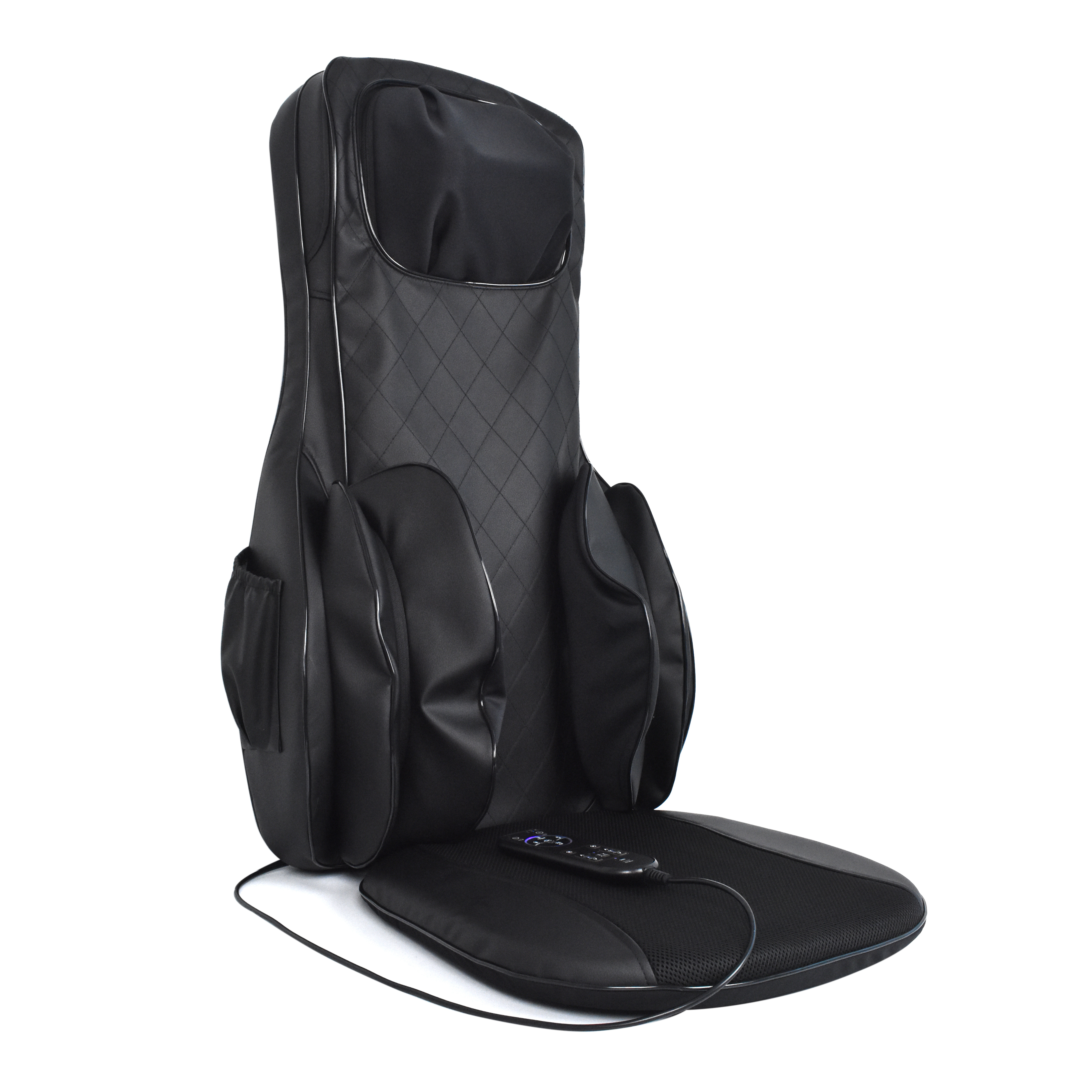 3D Massage Cushion With Back Neck Vibration 3 Intensity Air Pressure