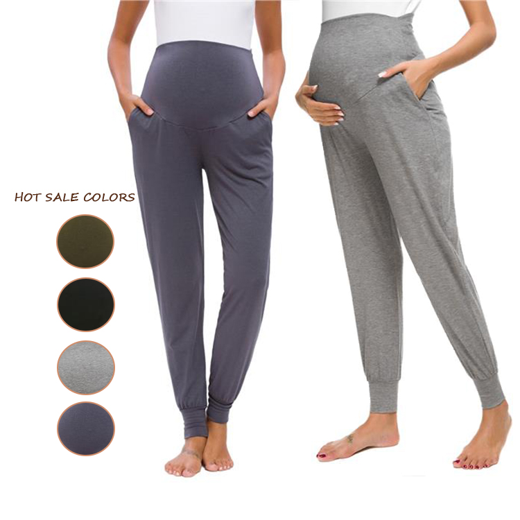 Competitive Price Comfortable High Waist Pregnant Maternity Trousers