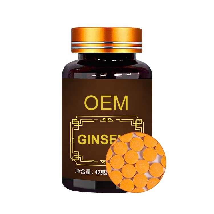 Private label oem anti-aging ginkgo biloba ginseng pills tablets