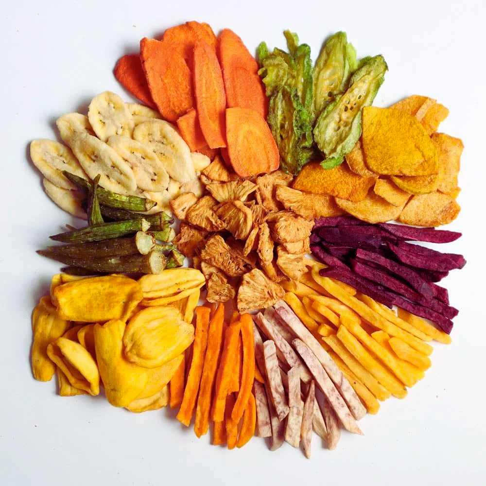 12 Types of Dried Fruits and Vegetables Mixed Sweet Cripsy Snack Good For Health Made in Vietnam