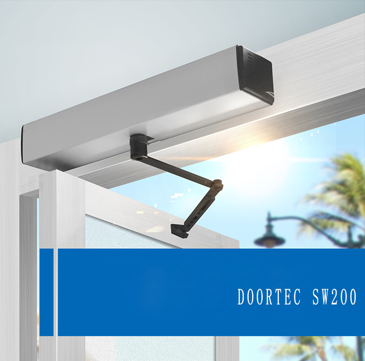 Автоматический распашной дверной оператор Doortec SW200, автоматический дверной контроллер с регулировкой, подходит для «сделай сам»