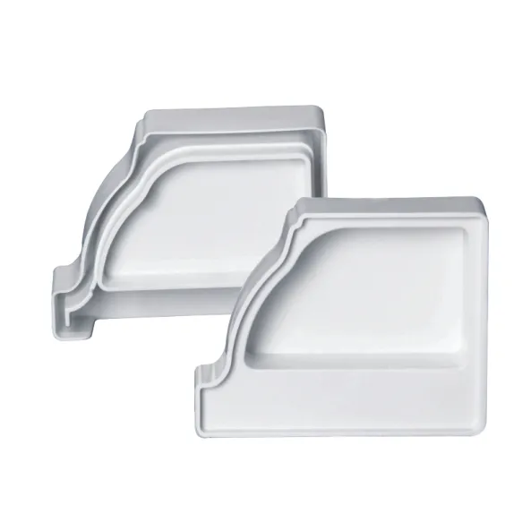 Wholesales light weight pvc rain gutter end cap and pvc roof gutters water collection for construction