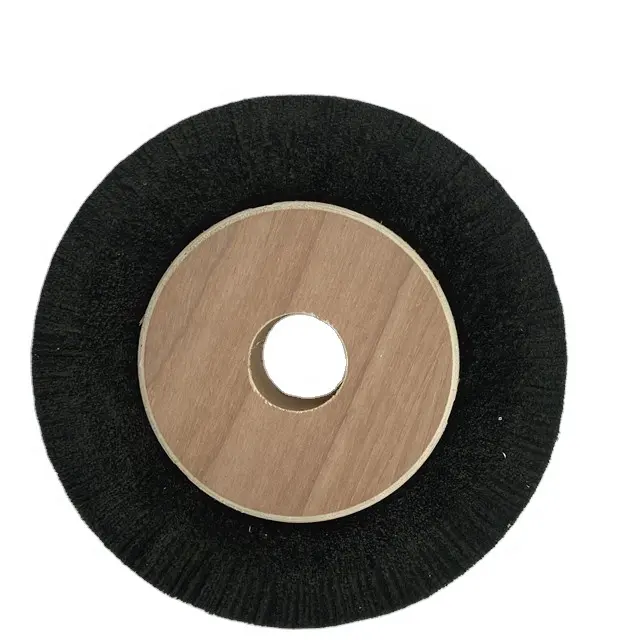 Leather  Felt Buff round wheel  for leather and shoe industry  giving smoother finishes to heels leather belts saddlery  TBL320+