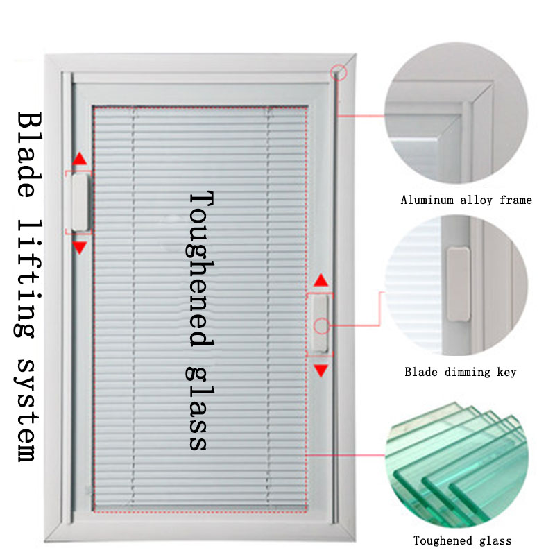Aluminum roller shutter for kitchen cabinet furniture