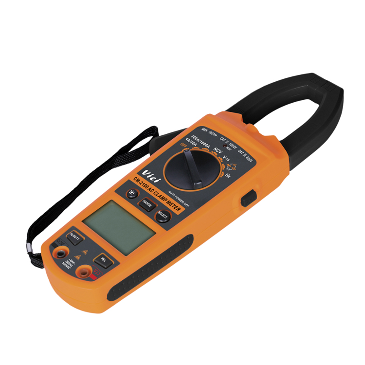 CM-2100 4000 отсчетов Цифровые токоизмерительные клещи с длительным сроком службы тестирования и сигнал тревоги