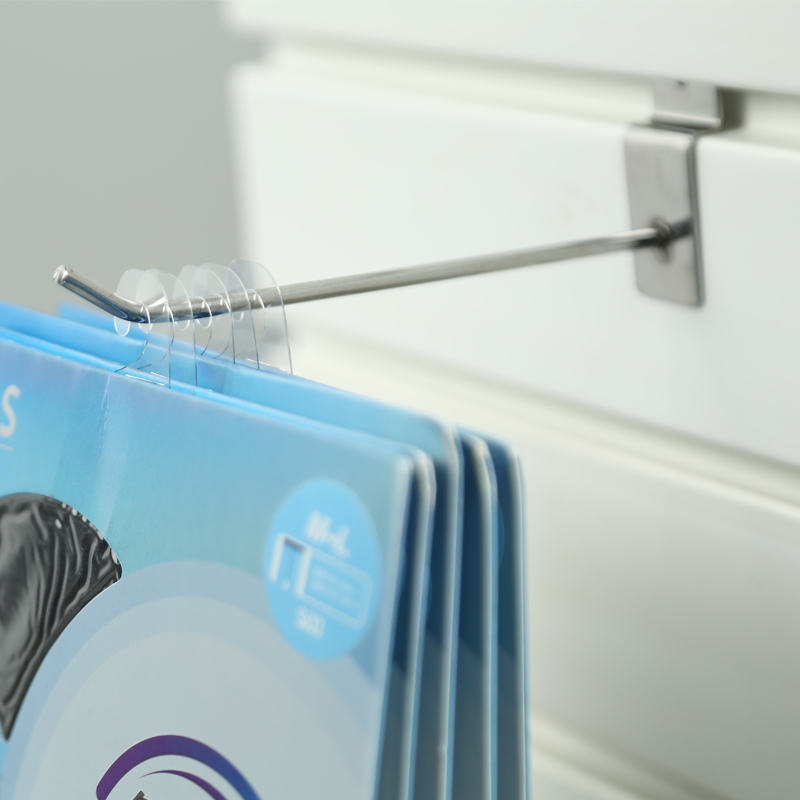 Custom Size Display Equipment Hanging Plastic Peg Hook For Supermarket