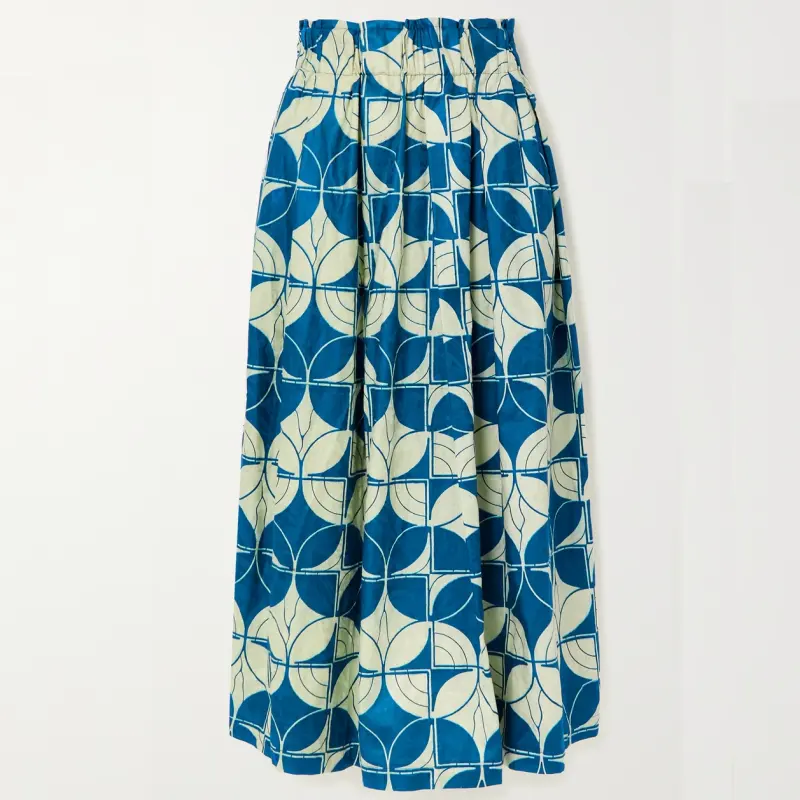 Custom Manufacturer Oem Odm Floral Lady Elegant Designer Fashion Skirt Ladies Maxi Womens Skirts