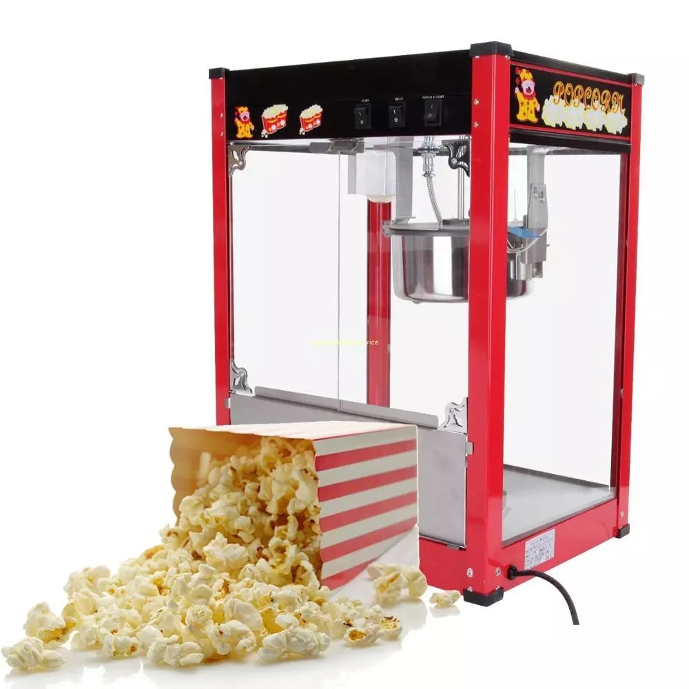 Hot Selling Commercial Stainless Steel Popcorn Making Machine Electric Mini Popcorn Machine