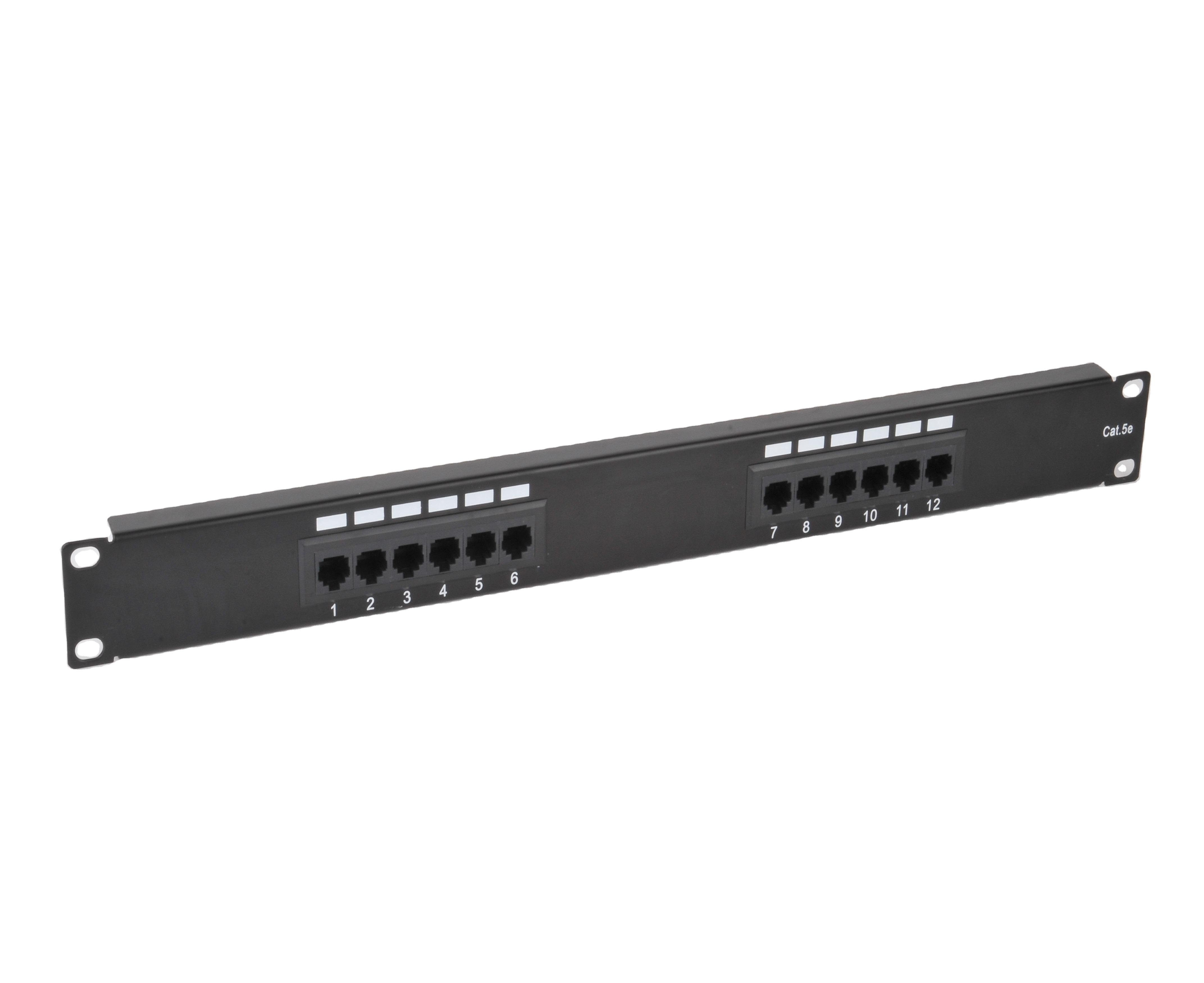 Крона и 110 Dual IDC 1u 19 дюймов Utp Cat5e 12 порт rj45 патч-панель