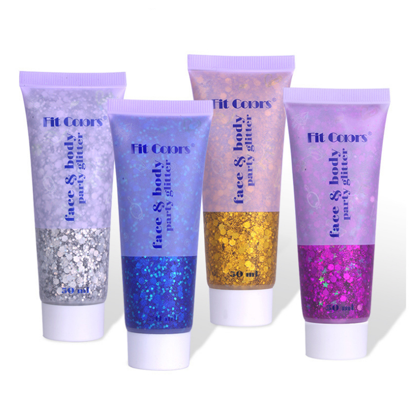 Hot Selling Eyeshadow Sequins Shimmer Diamond Eye Shiny Skin Highlighter Festival Makeup Nail Face Body Glitter Paste Cream
