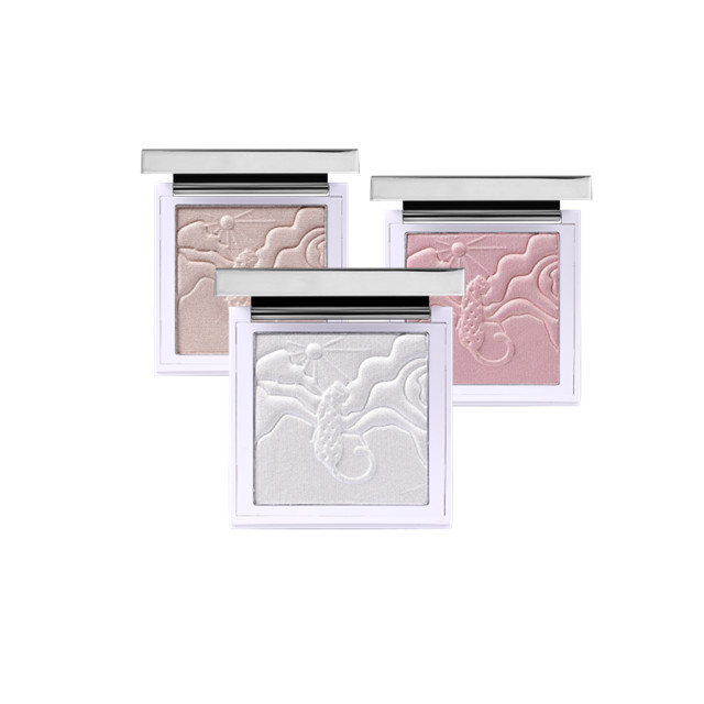 New Arrival Organic Vegan Long Lasting Waterproof Face Makeup Lightening Private Label Highlighter Palette