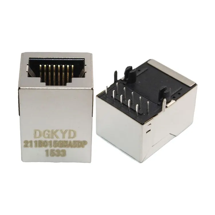 DGKYD211B015GWA5DP 10P8C PoE RJ45 ethernet Connector