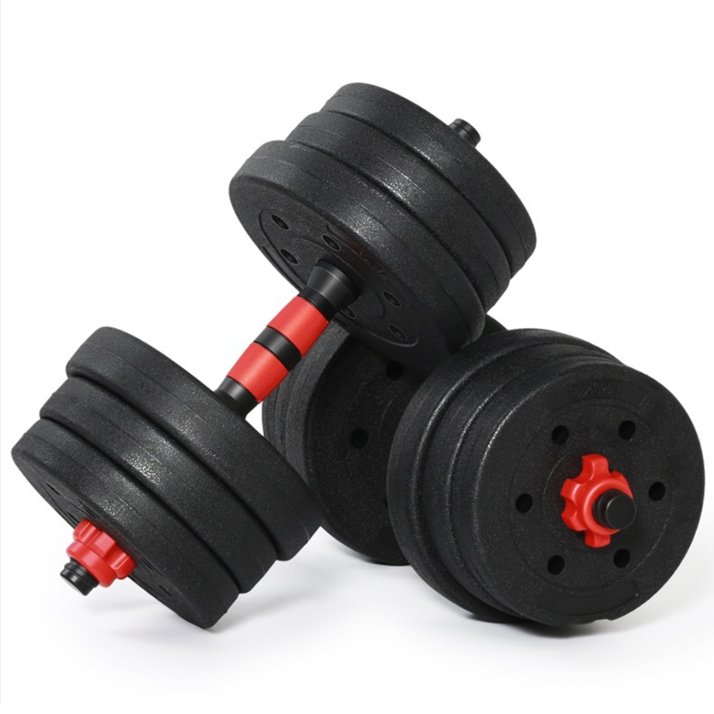 Cheap Gym Cement Dumbbell Set 40Kg 10Kg 20Kg Bodybuilding Equipment Adjustable Dumbbell Set