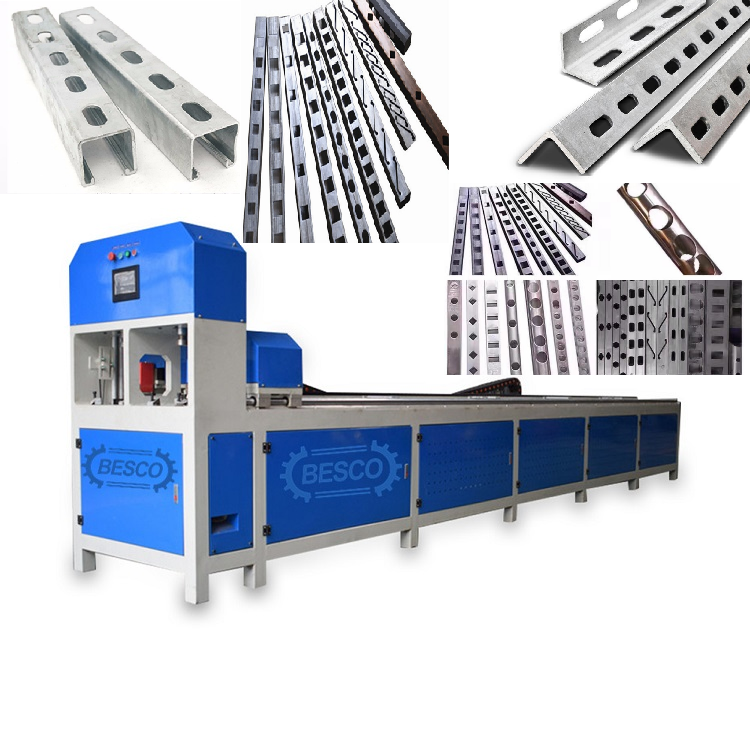 CNC full automatic construction Tube hole Punching Machine