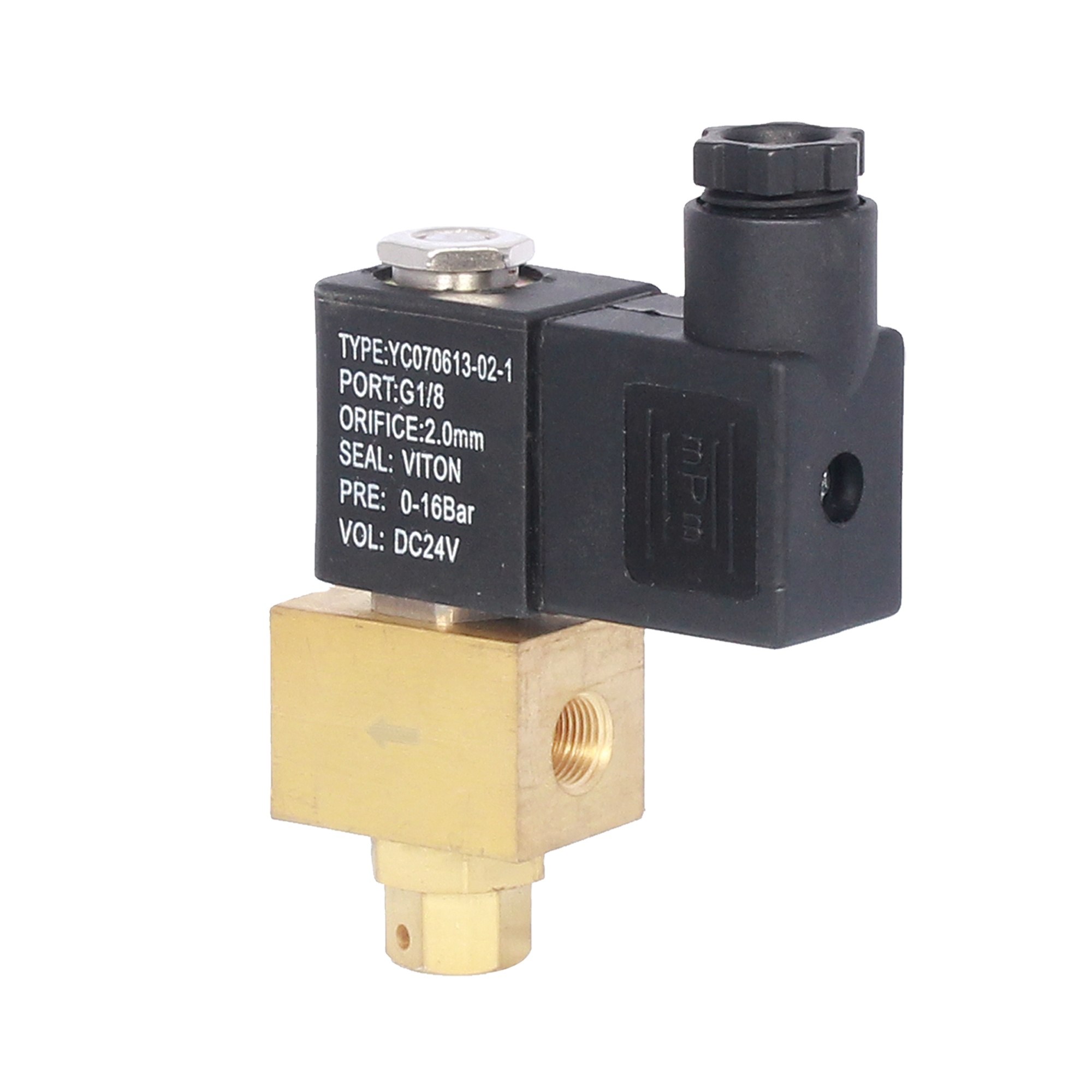 Yongchuang YC070613 12v adjustable flow diesel fuel cut shut off solenoid valves for car speed control