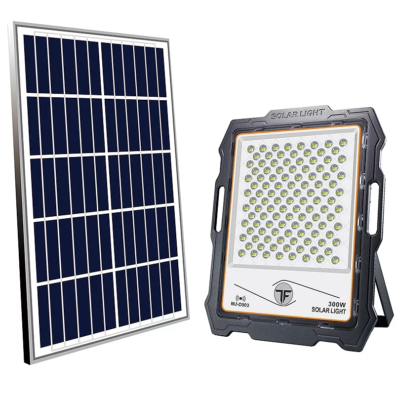 High Efficiency Super Bright IP67 Waterproof 100w 200w 300W 400W 600W CCTW Camera Outdoor Led Solar Panel Flood Lights