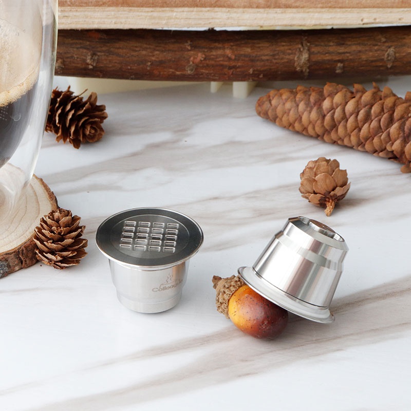 Многоразовые капсулы для кофе Nespresso из нержавеющей стали, многоразовые капсулы для кофе Nespresso Lattissima