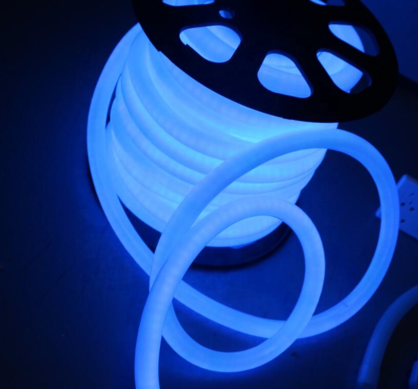 100 футов Катушка 120 Вольт неоновый гибкий led 360 диаметр 25 мм tubo гибкий шланг