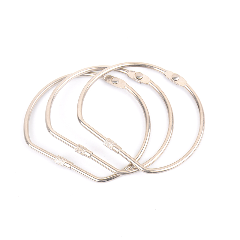 Superior High Grade 6 inch DIY D Shaped Custom Binding Book Rings