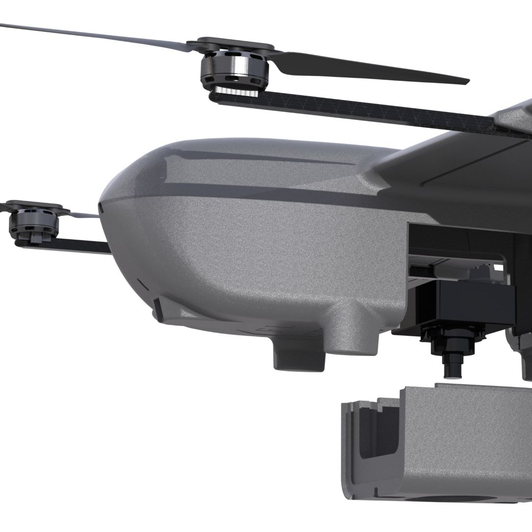 Detachable погрузочной площадки, адаптируемые под требования заказчика наклейки, вертикальный взлет и посадки с неподвижным крылом UAV