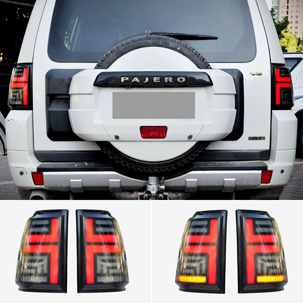 Car Taillight Tail Lights For Mitsubishi Pajero Montero V93 V97 2006 - 2020 Rear running + Turn Signal + Reverse + Brake