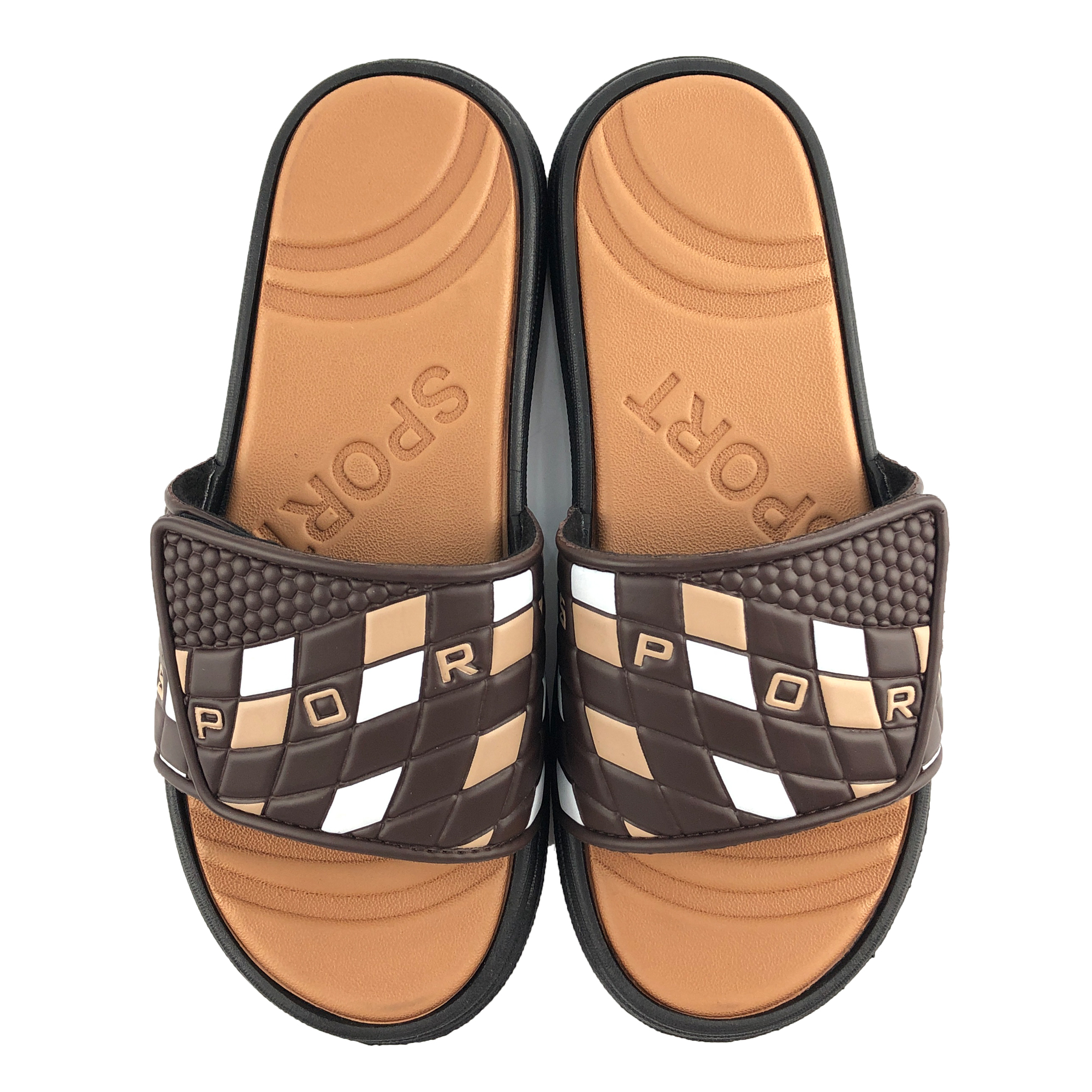 Greatshoe 2020 little wholesale custom logo slippers men PVC slide sanda