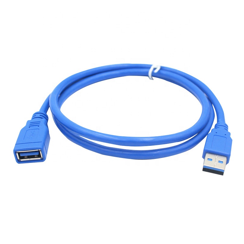 Синий Удлинительный кабель SuperSpeed USB 3,0 A папа-Мама, 2 м
