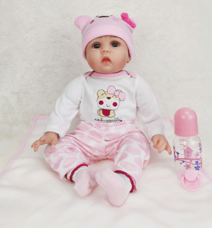 18inch Reborn Baby Dolls 22 inch Quality Realistic Handmade Babies Dolls Girls Kids Gifts / Toys Age 3+ educational toys