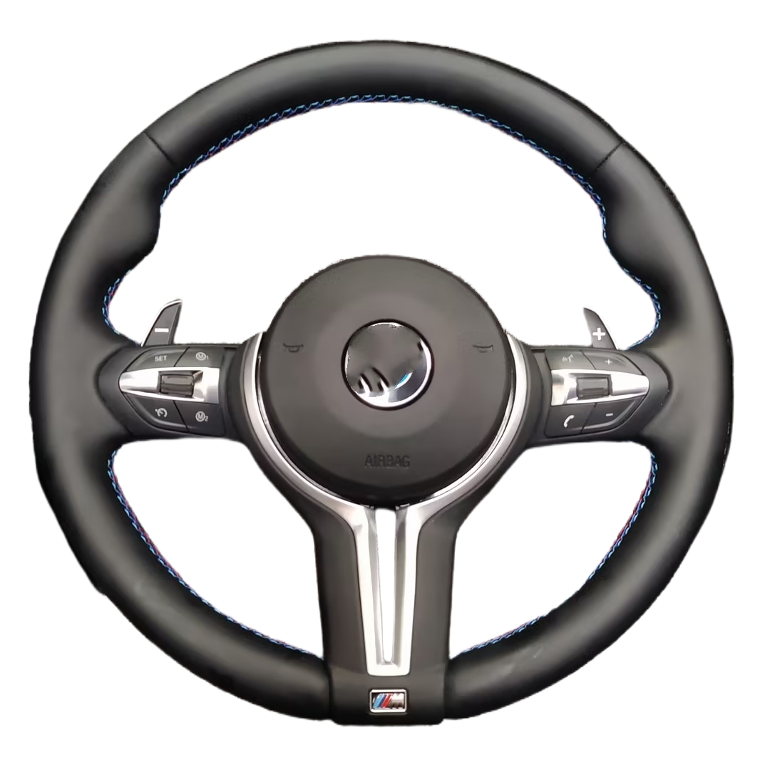 Лучшее гоночное Рулевое колесо для BMW 5 серии 3 M3 M5 F10 F30 E71 E90 модифицированные спортивные светодиодные стринги из углеродного волокна рулевое колесо