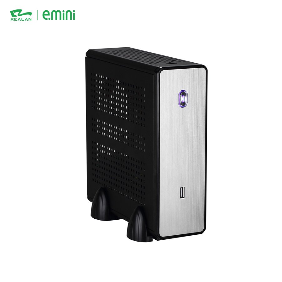 Настольный компьютер Mini Itx из нержавеющей стали прочный корпус ПК без блока питания