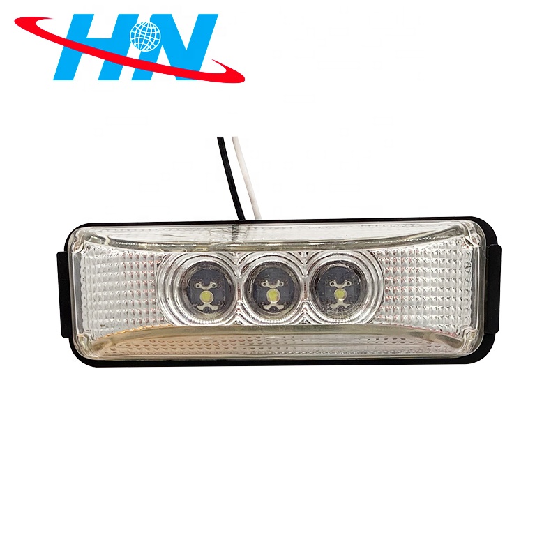 Высокое качество 24V 12V Янтарная просвет Red DOT водонепроницаемый фонарь светодиодный стоп для грузовиков